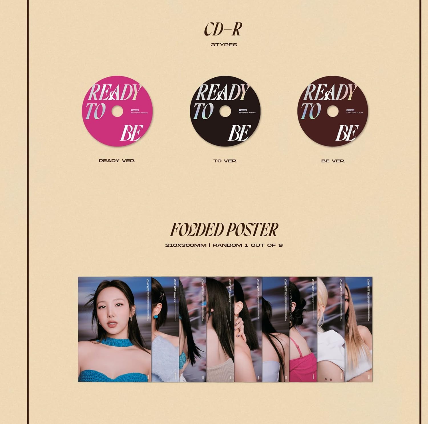 TWICE - READY TO BE 12th Mini Album - K-pop