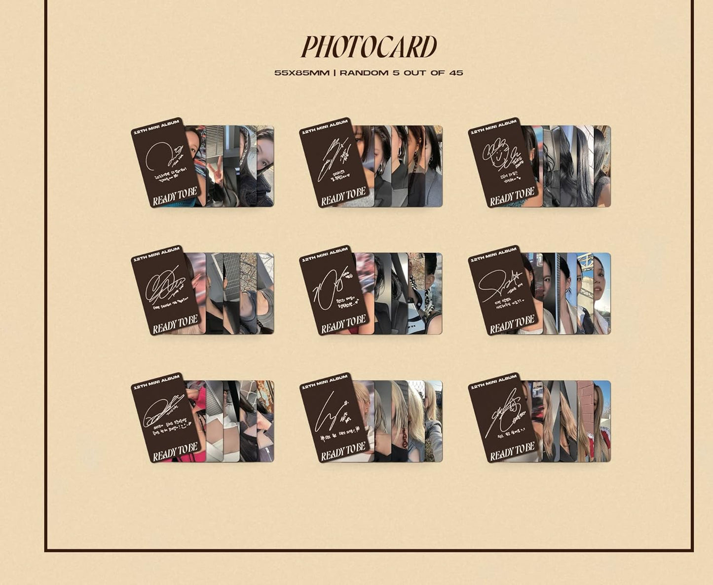 TWICE - READY TO BE 12th Mini Album - K-pop