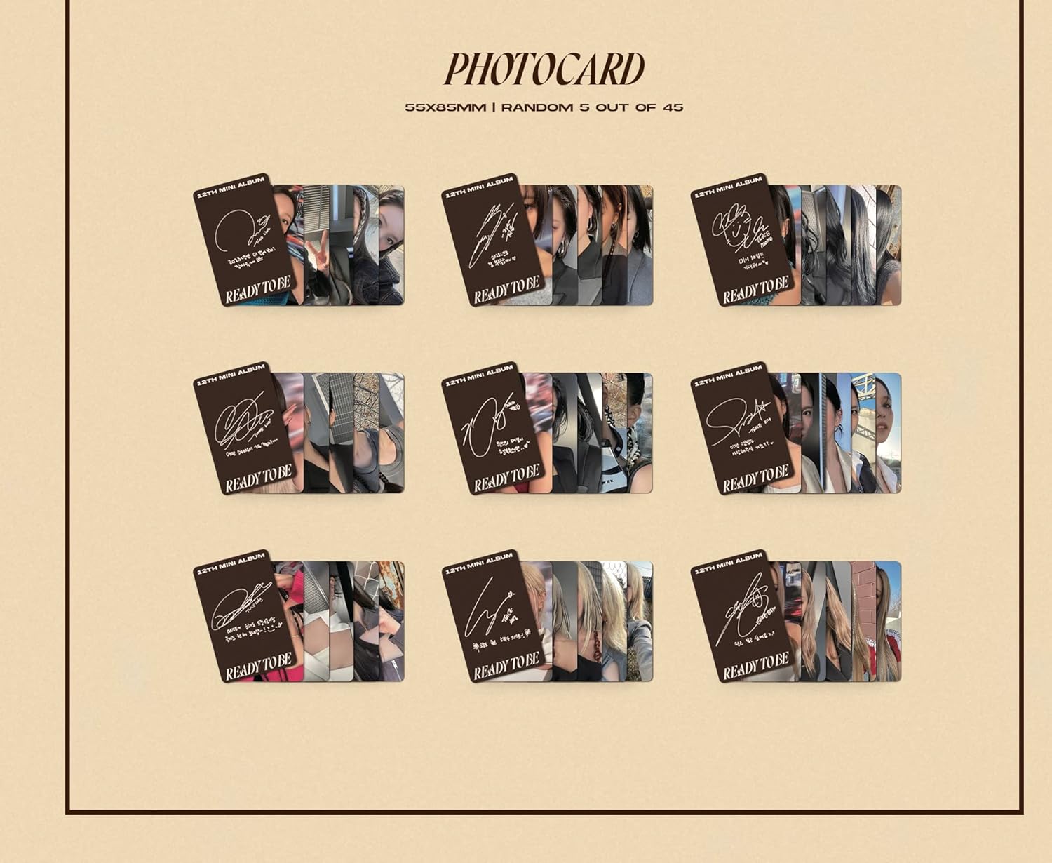 TWICE - READY TO BE 12th Mini Album - K-pop