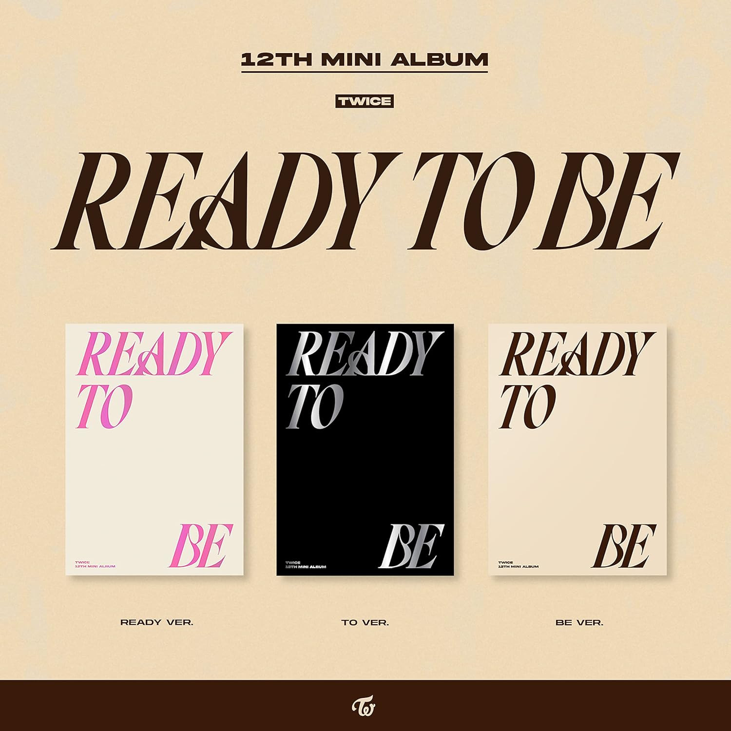 TWICE - READY TO BE 12th Mini Album - K-pop