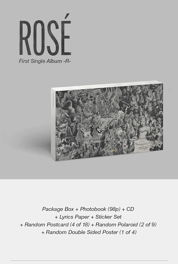 BLACKPINK ROSÉ - R 1ST SINGLE ALBUM - K-pop