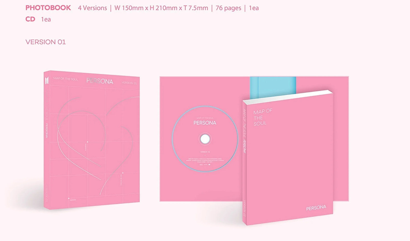 BTS - MAP OF THE SOUL: PERSONA (Random) - K-pop