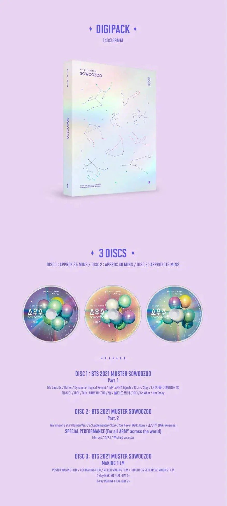 BTS - 2021 MUSTER SOWOOZOO - K-pop