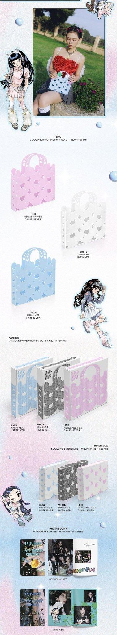 NewJeans - 2nd EP 'Get Up' (Bunny Beach Bag ver.) (Target Exclusive, CD) - K-pop
